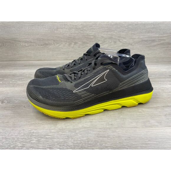 Altra Men's Gray and Yellow Running Shoes - Picture 3 of 11